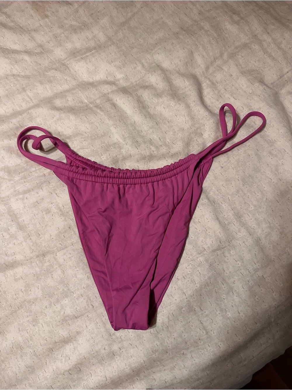 Women’s Magenta High-Cut Bikini Bottom - toast swim
